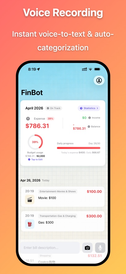 FinBot Screenshot 1